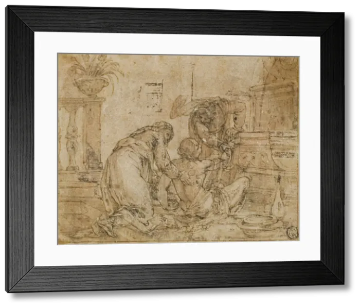 Framed Print : Susanna and the Elders, n.d. Creator: Unknown Framed Print : Susanna and the Elders, n.d. Creator: Unknown