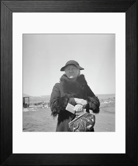 Framed Print : Mormon woman (native of Denmark), Widtsoe, Utah, 1938. Creator: Dorothea Lange Framed Print : Mormon woman (native of Denmark), Widtsoe, Utah, 1938. Creator: Dorothea Lange