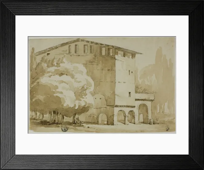 Framed Print : Medieval Granary in the Roman Campagna, n.d. Creator: Unknown Framed Print : Medieval Granary in the Roman Campagna, n.d. Creator: Unknown