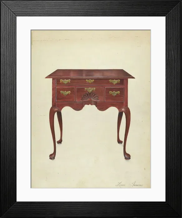 Framed Print : Lowboy, c. 1953. Creator: Louis Annino Framed Print : Lowboy, c. 1953. Creator: Louis Annino