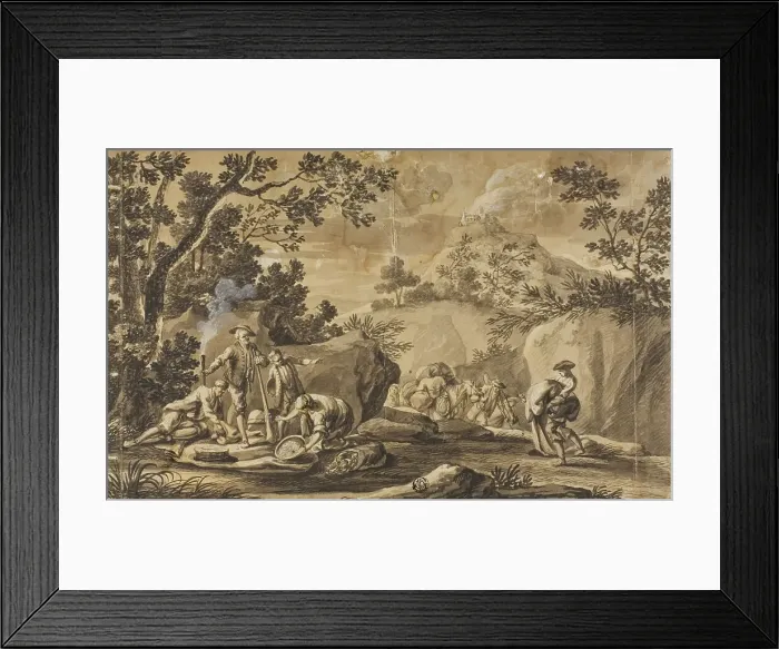 Framed Print : Bandits with Loot, n.d. Creator: Unknown Framed Print : Bandits with Loot, n.d. Creator: Unknown