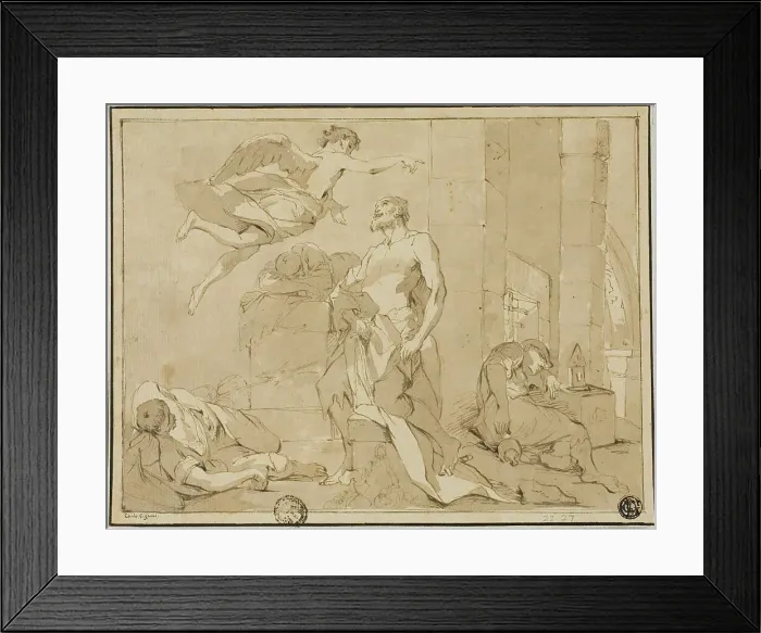 Framed Print : Saint Paul Rescued from Prison by an Angel, n.d. Creator: Unknown Framed Print : Saint Paul Rescued from Prison by an Angel, n.d. Creator: Unknown