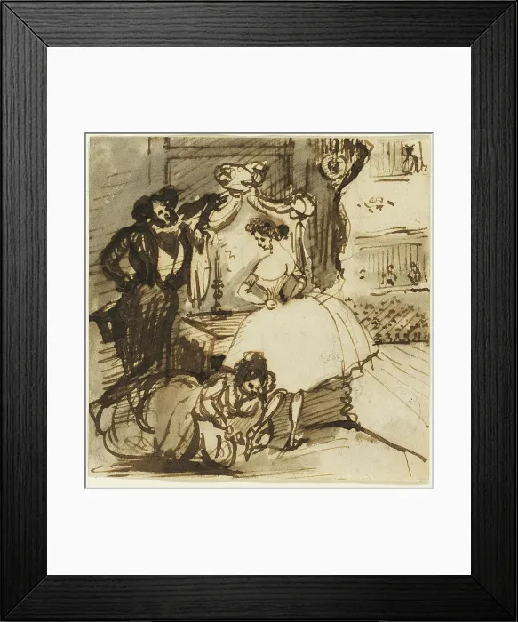 Framed Print : After the Ballet, n.d. Creator: Constantin Guys Framed Print : After the Ballet, n.d. Creator: Constantin Guys