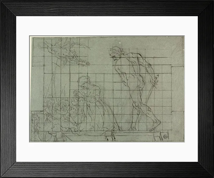 Framed Print : Beheading of a Female Saint, n.d. Creator: Unknown Framed Print : Beheading of a Female Saint, n.d. Creator: Unknown