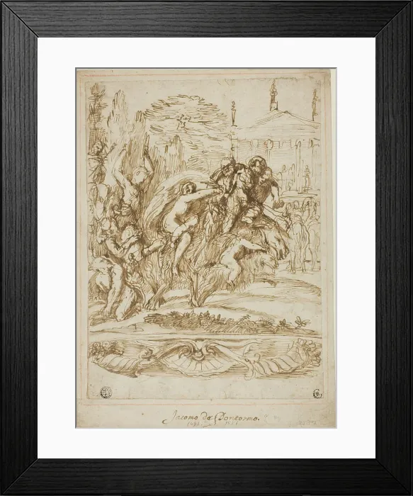 Framed Print : Bacchanal Scene, n.d. Creator: Unknown Framed Print : Bacchanal Scene, n.d. Creator: Unknown