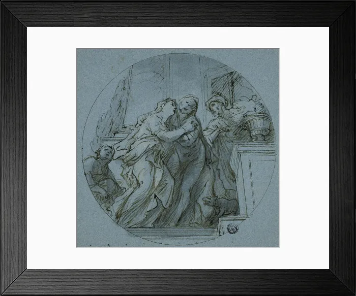 Framed Print : Visitation, n.d. Creator: Unknown Framed Print : Visitation, n.d. Creator: Unknown