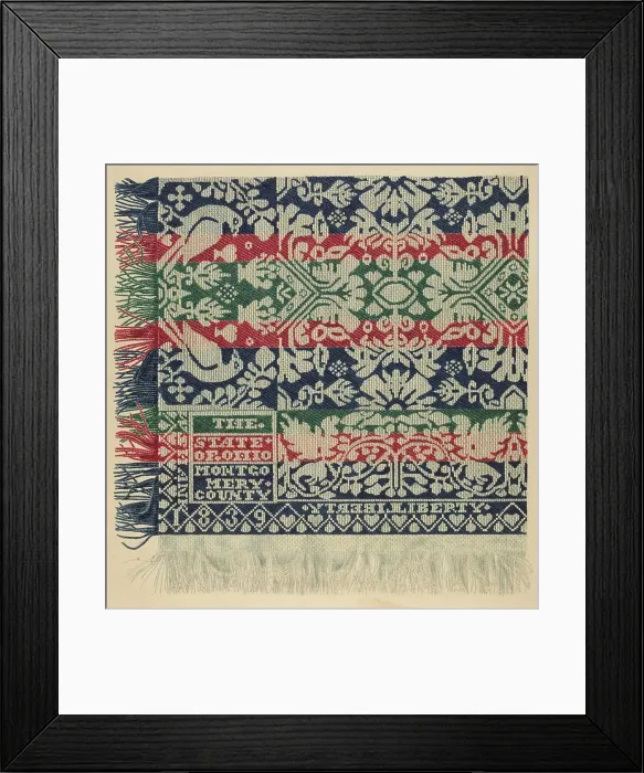 Framed Print : Coverlet, c. 1938. Creator: Therkel Anderson Framed Print : Coverlet, c. 1938. Creator: Therkel Anderson