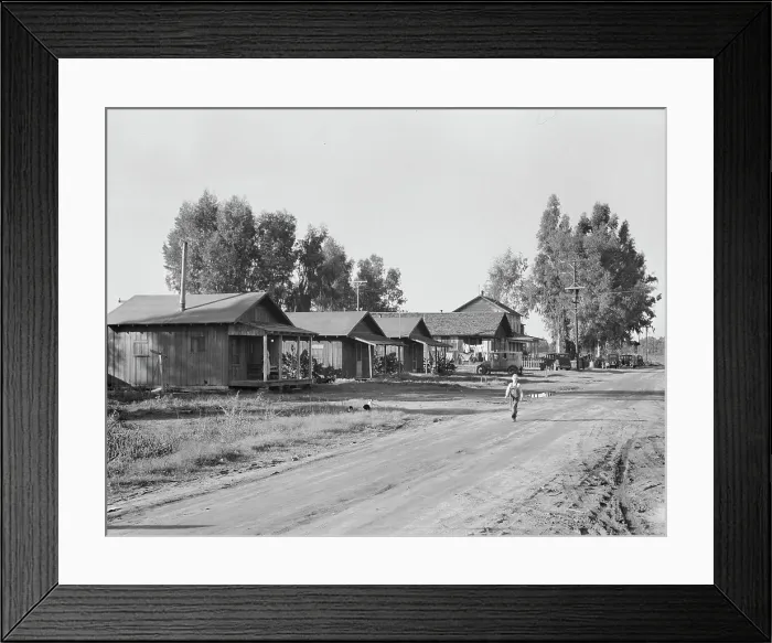 Framed Print : Early stage in the history of the farm experiment, Mineral King Ranch, Tulare County, CA, 1938. Creator: Dorothea Lange Framed Print : Early stage in the history of the farm experiment, Mineral King Ranch, Tulare County, CA, 1938. Creator: Dorothea Lange