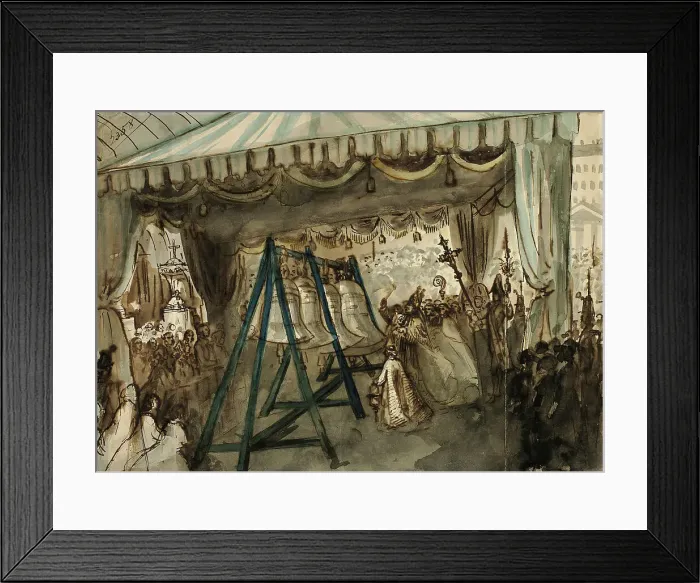 Framed Print : Study, 1856. Creator: Constantin Guys Framed Print : Study, 1856. Creator: Constantin Guys