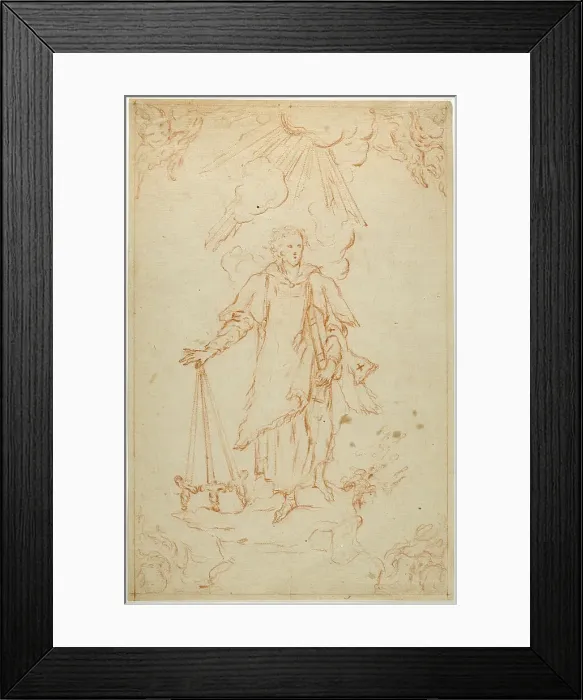 Framed Print : Saint in Glory, n.d. Creator: Unknown Framed Print : Saint in Glory, n.d. Creator: Unknown