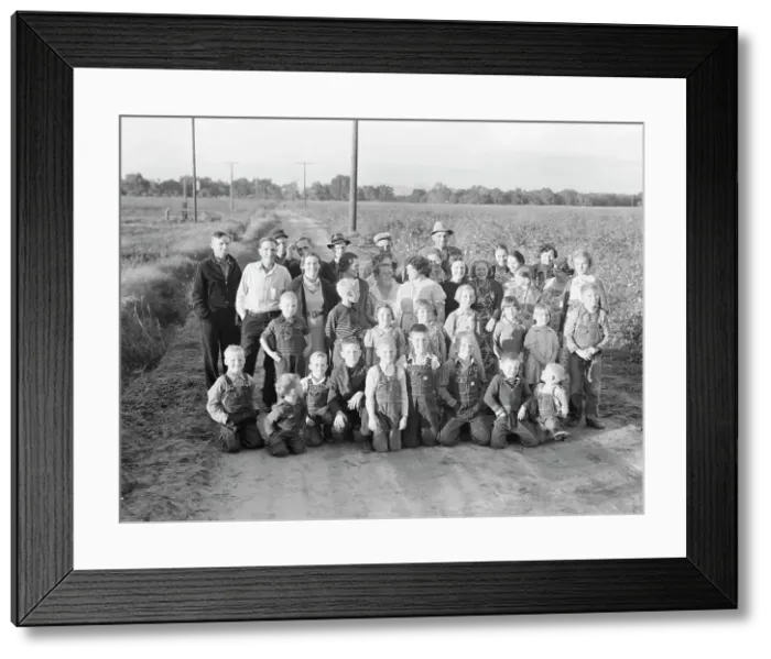 Framed Print : Ten families established by the FSA on the Mineral King Cooperative Farm, Tulare County, CA, 1938. Creator: Dorothea Lange Framed Print : Ten families established by the FSA on the Mineral King Cooperative Farm, Tulare County, CA, 1938. Creator: Dorothea Lange