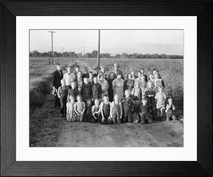 Framed Print : Tulare County, California, 1938. Creator: Dorothea Lange Framed Print : Tulare County, California, 1938. Creator: Dorothea Lange