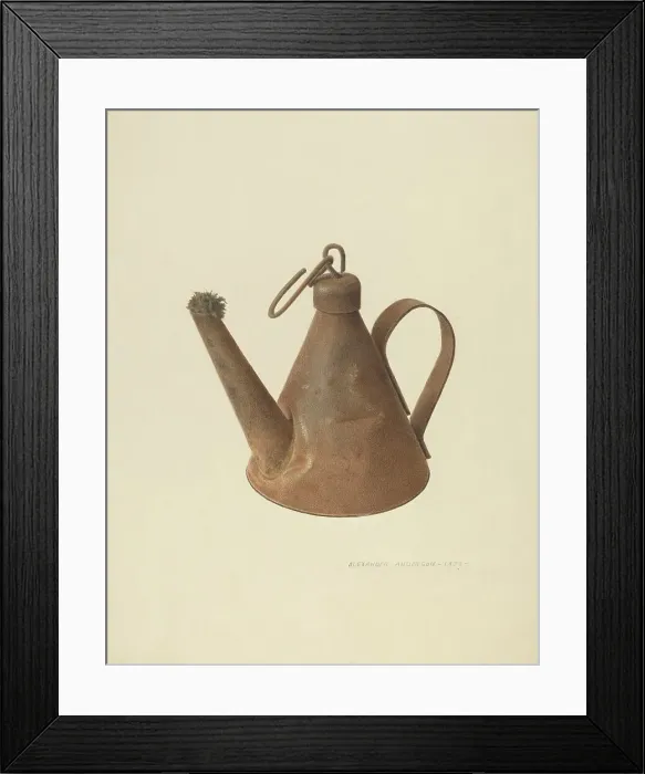 Framed Print : Torch, 1939. Creator: Elmer G Anderson Framed Print : Torch, 1939. Creator: Elmer G Anderson