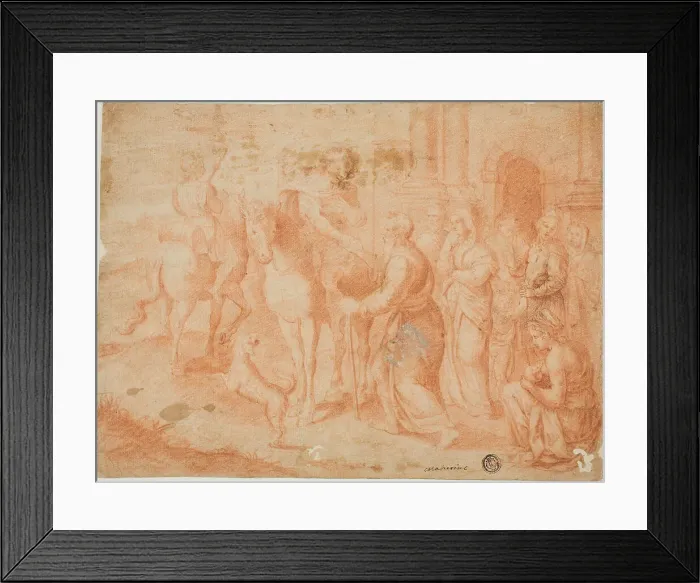 Framed Print : Departure of Tobias, n.d. Creator: Unknown Framed Print : Departure of Tobias, n.d. Creator: Unknown