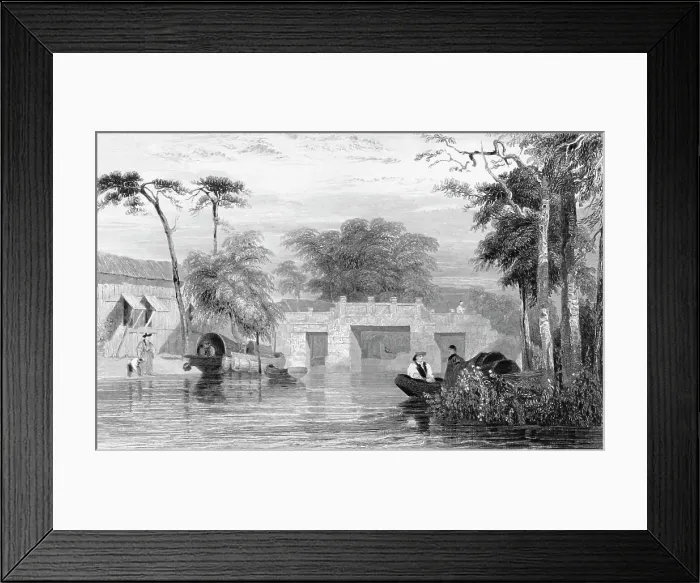 Framed Print : Mah Chung Keow, - Canton, 1835. Creator: Samuel Austin Framed Print : Mah Chung Keow, - Canton, 1835. Creator: Samuel Austin