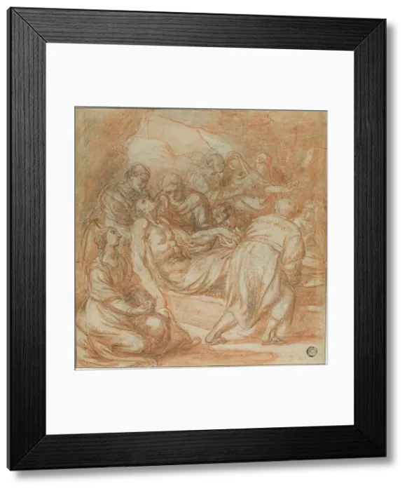 Framed Print : Entombment of Christ, n.d. Creator: Unknown Framed Print : Entombment of Christ, n.d. Creator: Unknown