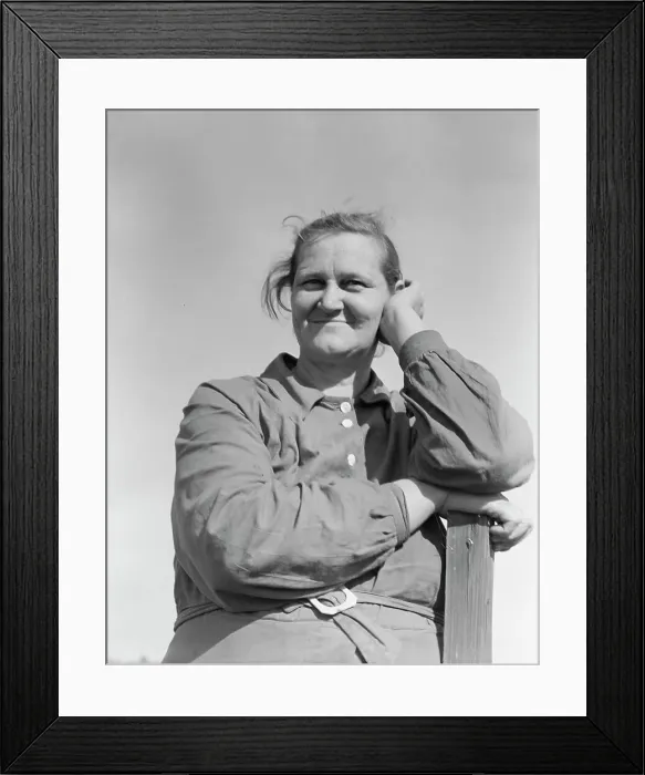 Framed Print : Arkansas mother, now a rural rehabilitation client, Tulare County, California, 1938. Creator: Dorothea Lange Framed Print : Arkansas mother, now a rural rehabilitation client, Tulare County, California, 1938. Creator: Dorothea Lange