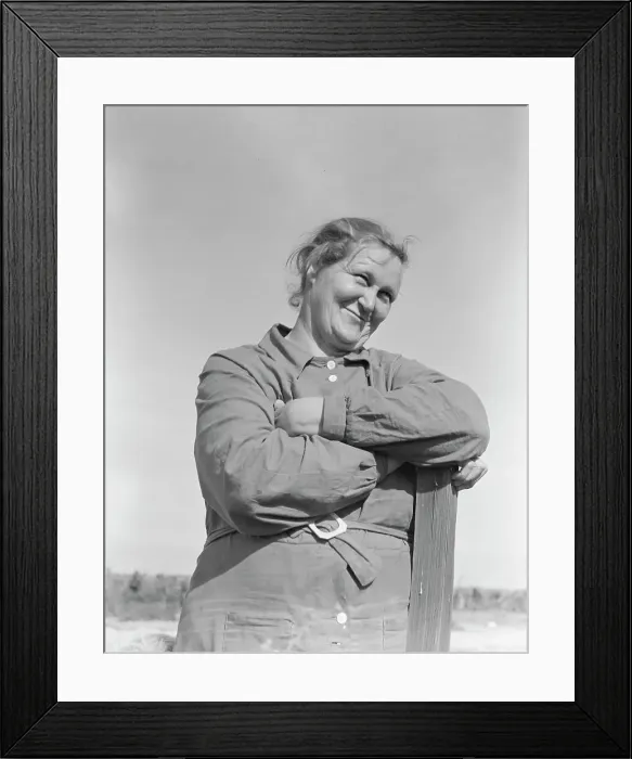 Framed Print : Arkansas mother, now a rural rehabilitation client, Tulare County, California, 1938. Creator: Dorothea Lange Framed Print : Arkansas mother, now a rural rehabilitation client, Tulare County, California, 1938. Creator: Dorothea Lange
