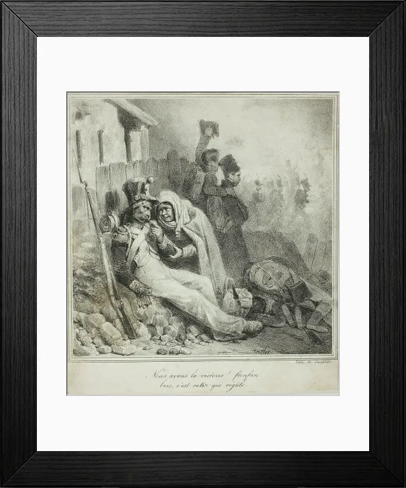 Framed Print : We Have Won!, 1825–26. Creator: Auguste Raffet Framed Print : We Have Won!, 1825–26. Creator: Auguste Raffet