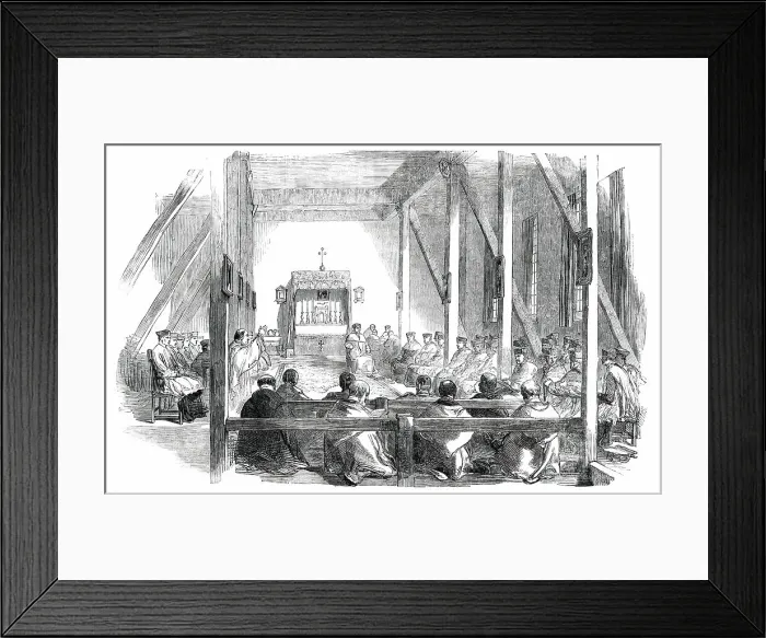 Framed Print : Sitting of the Synod, 1850. Creator: Unknown Framed Print : Sitting of the Synod, 1850. Creator: Unknown