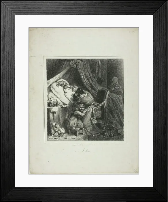 Framed Print : Goodbye, 1827. Creator: Auguste Raffet Framed Print : Goodbye, 1827. Creator: Auguste Raffet