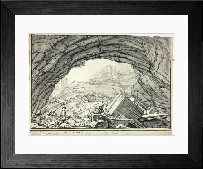 Framed Print : Natural Bridge of Velo, in the Veronese Hills, Near Altissimo, n.d. Creator: Unknown Framed Print : Natural Bridge of Velo, in the Veronese Hills, Near Altissimo, n.d. Creator: Unknown