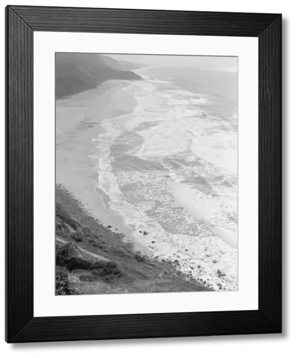 Framed Print : Artichokes are grown along here, near Half Moon Bay, California coast, 1938. Creator: Dorothea Lange Framed Print : Artichokes are grown along here, near Half Moon Bay, California coast, 1938. Creator: Dorothea Lange