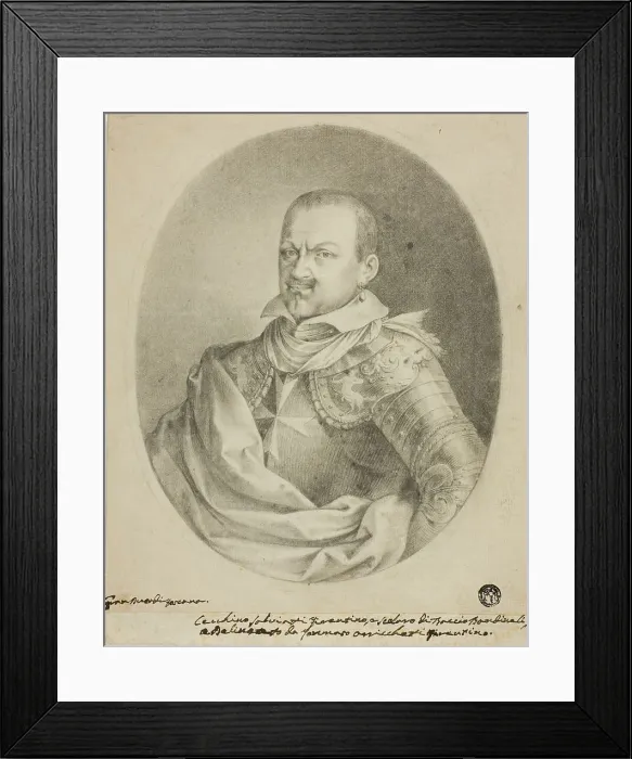 Framed Print : Portrait of Member of Medici Family, 18th century. Creator: Unknown Framed Print : Portrait of Member of Medici Family, 18th century. Creator: Unknown