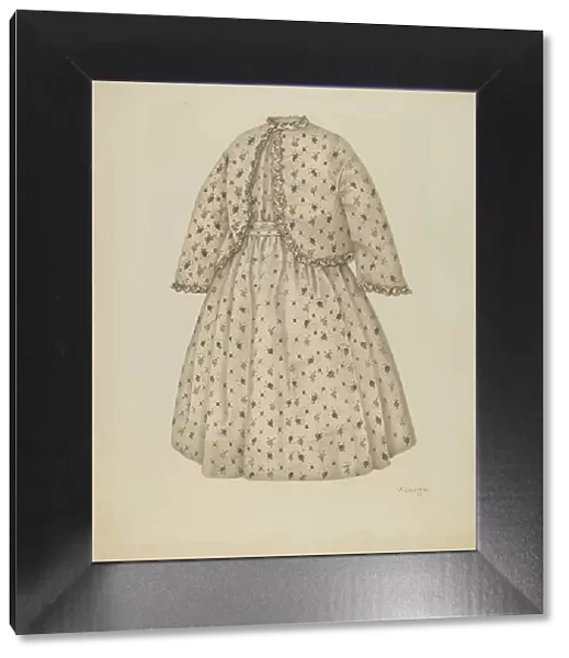 Dress, c. 1941. Creator: Virginia Berge