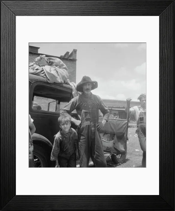 Framed Print : South Georgia tobacco sharecropper in town for auction, Douglas, Georgia, 1938. Creator: Dorothea Lange Framed Print : South Georgia tobacco sharecropper in town for auction, Douglas, Georgia, 1938. Creator: Dorothea Lange