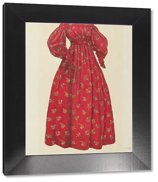 Dress, 1935 / 1942. Creator: Virginia Berge