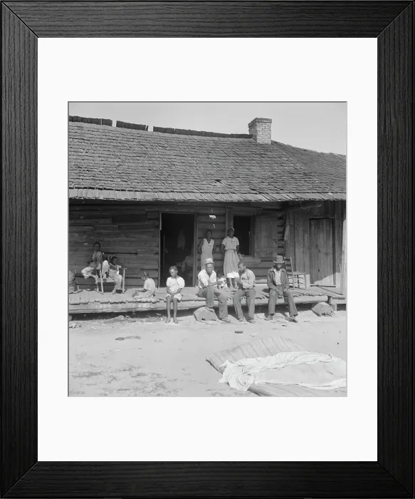 Framed Print : Tobacco farms, like Southern cotton farms, carry a heavy surplus... near Tifton, Georgia, 1938. Creator: Dorothea Lange Framed Print : Tobacco farms, like Southern cotton farms, carry a heavy surplus... near Tifton, Georgia, 1938. Creator: Dorothea Lange