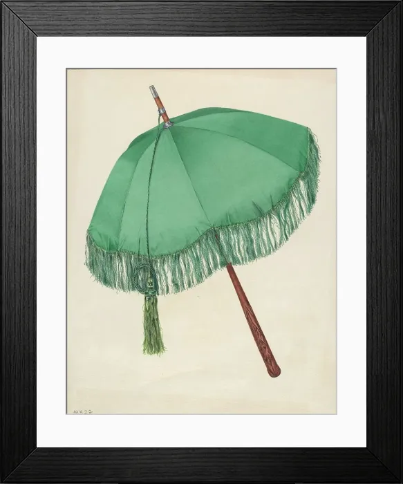 Framed Print : Parasol, 1935 / 1942. Creator: Virginia Berge Framed Print : Parasol, 1935 / 1942. Creator: Virginia Berge