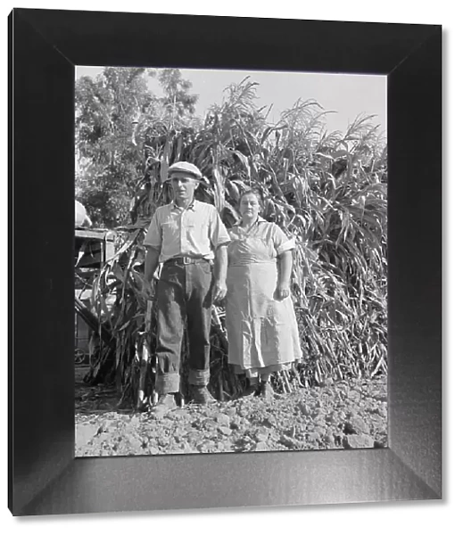 Rehabilitation family, near Visalia, California, 1938. Creator: Dorothea Lange