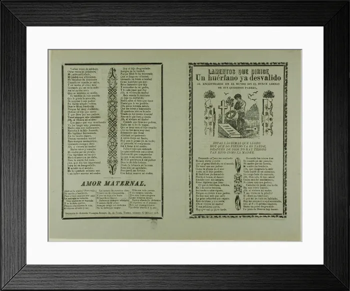 Framed Print : Lamentos que dirique (Laments That Direct), n.d. Creator: Manuel Manilla Framed Print : Lamentos que dirique (Laments That Direct), n.d. Creator: Manuel Manilla