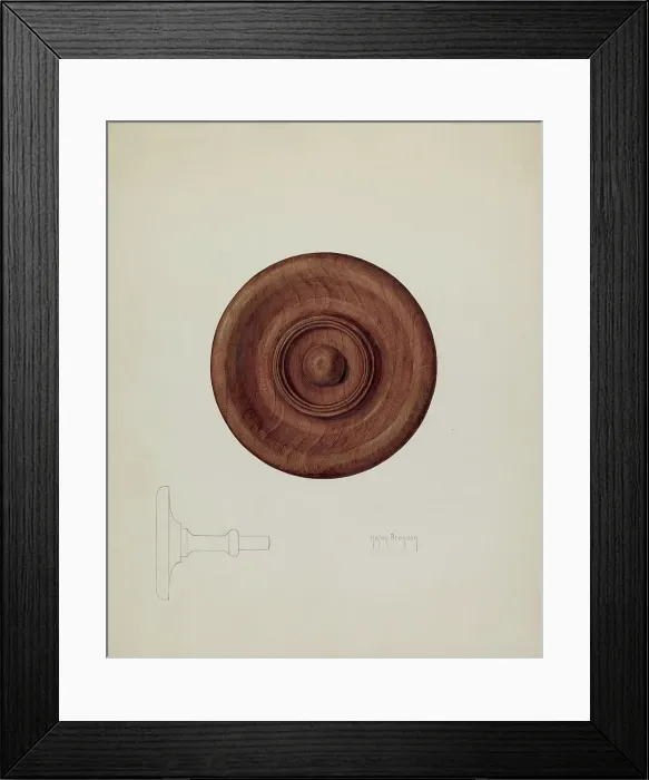 Framed Print : Tie-back, c. 1938. Creator: Helen Bronson Framed Print : Tie-back, c. 1938. Creator: Helen Bronson