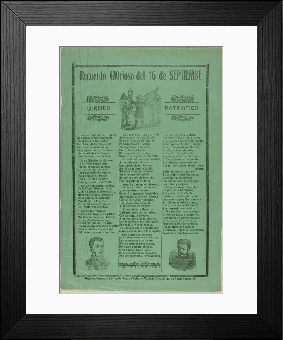 Framed Print : Glorious Remembrance of September 16th, n.d. Creators: Manuel Manilla, José Guadalupe Posada Framed Print : Glorious Remembrance of September 16th, n.d. Creators: Manuel Manilla, José Guadalupe Posada