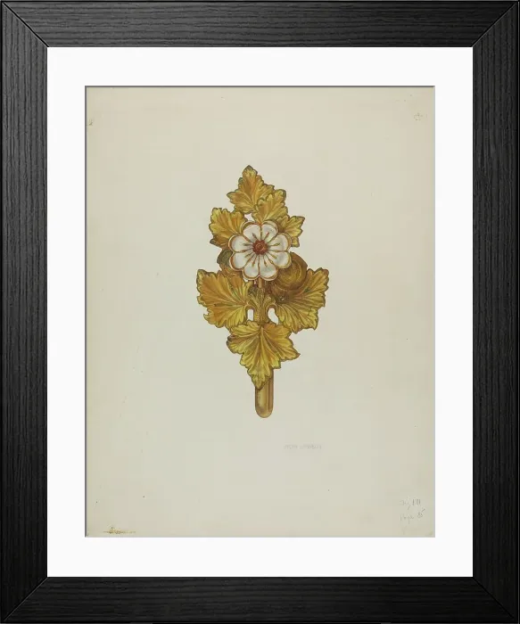 Framed Print : Tie-back, c. 1941. Creator: Helen Bronson Framed Print : Tie-back, c. 1941. Creator: Helen Bronson
