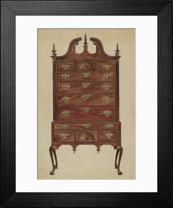Framed Print : Highboy, c. 1936. Creator: Louis Annino Framed Print : Highboy, c. 1936. Creator: Louis Annino