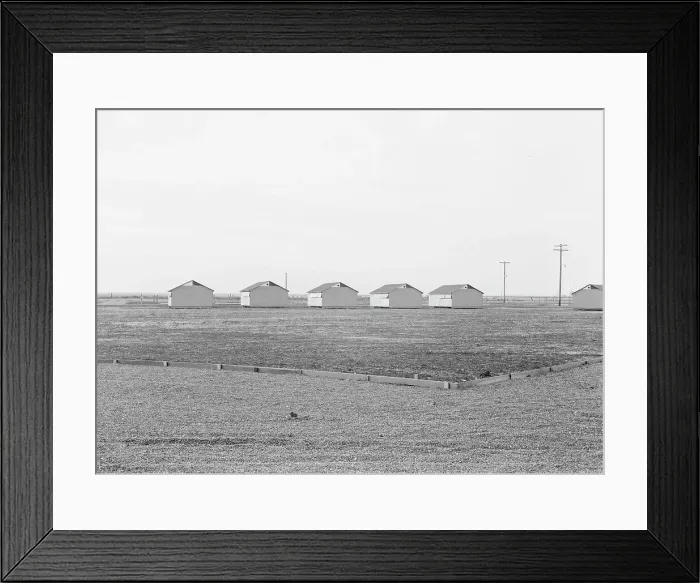 Framed Print : United States government camp for migratory workers (FSA), Westley, California, 1938. Creator: Dorothea Lange Framed Print : United States government camp for migratory workers (FSA), Westley, California, 1938. Creator: Dorothea Lange