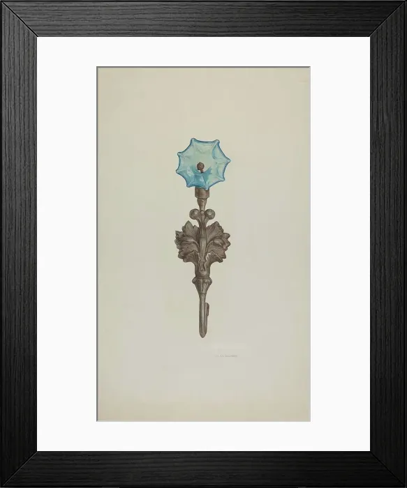 Framed Print : Tie-back, c. 1939. Creator: Helen Bronson Framed Print : Tie-back, c. 1939. Creator: Helen Bronson