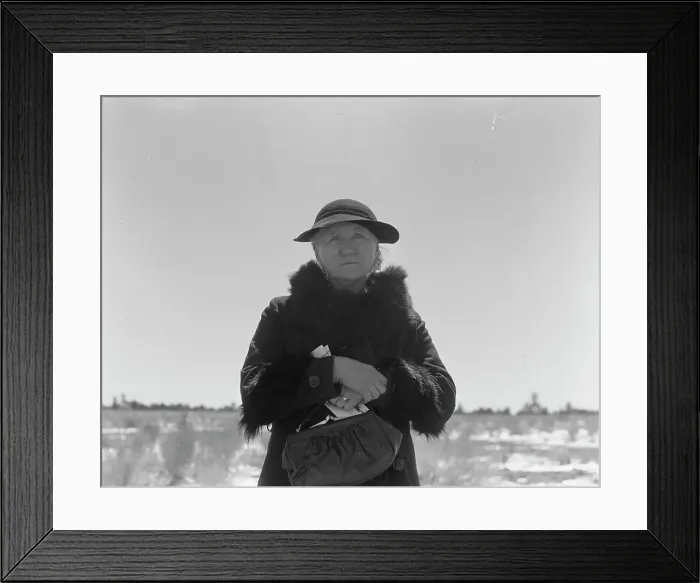 Framed Print : Mormon woman (native of Denmark), Widtsoe, Utah, 1938. Creator: Dorothea Lange Framed Print : Mormon woman (native of Denmark), Widtsoe, Utah, 1938. Creator: Dorothea Lange