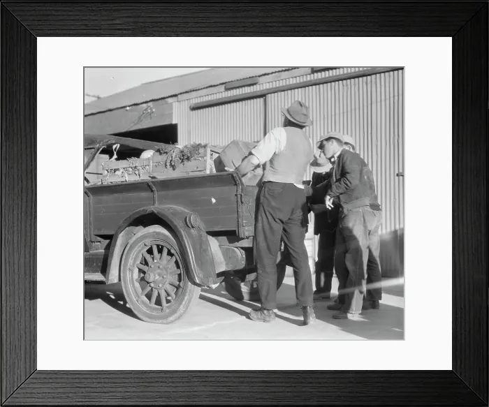 Framed Print : Self-help cooperative, Burbank, California, 1936. Creator: Dorothea Lange Framed Print : Self-help cooperative, Burbank, California, 1936. Creator: Dorothea Lange