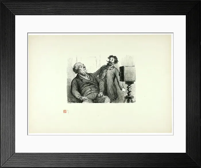 Framed Print : Photographes et photographiés, from Tirage Unique de Trente-Six Bois, 1862, printed 1920. Creator: Charles Maurand Framed Print : Photographes et photographiés, from Tirage Unique de Trente-Six Bois, 1862, printed 1920. Creator: Charles Maurand