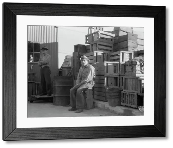 Framed Print : Self-help cooperative, Burbank, California, 1936. Creator: Dorothea Lange