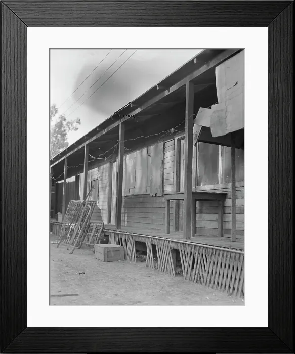Framed Print : Housing, Brawley, Imperial Valley, California, 1935. Creator: Dorothea Lange Framed Print : Housing, Brawley, Imperial Valley, California, 1935. Creator: Dorothea Lange