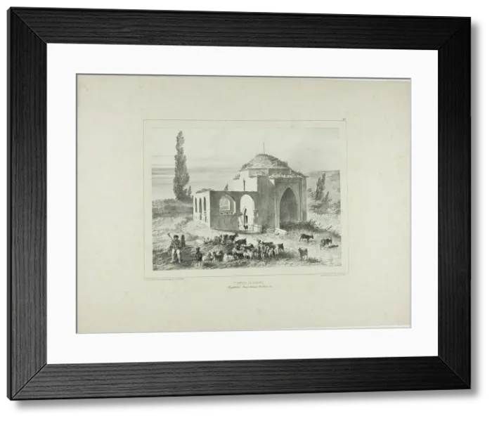 Framed Print : Mariah Tomb, Bachtcheh-Seraï, Crimea, August 21, 1837, 1838. Creator: Auguste Raffet Framed Print : Mariah Tomb, Bachtcheh-Seraï, Crimea, August 21, 1837, 1838. Creator: Auguste Raffet