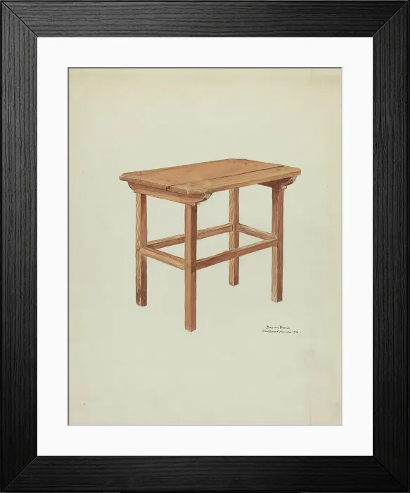 Framed Print : Sanctuary Table, 1936. Creator: Dayton Brown Framed Print : Sanctuary Table, 1936. Creator: Dayton Brown