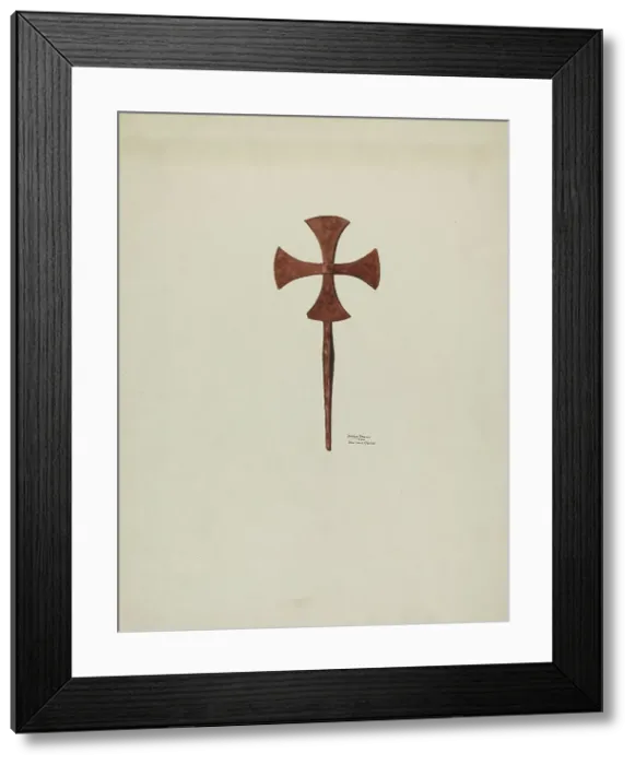 Framed Print : Iron Cross, 1937. Creator: Dayton Brown Framed Print : Iron Cross, 1937. Creator: Dayton Brown