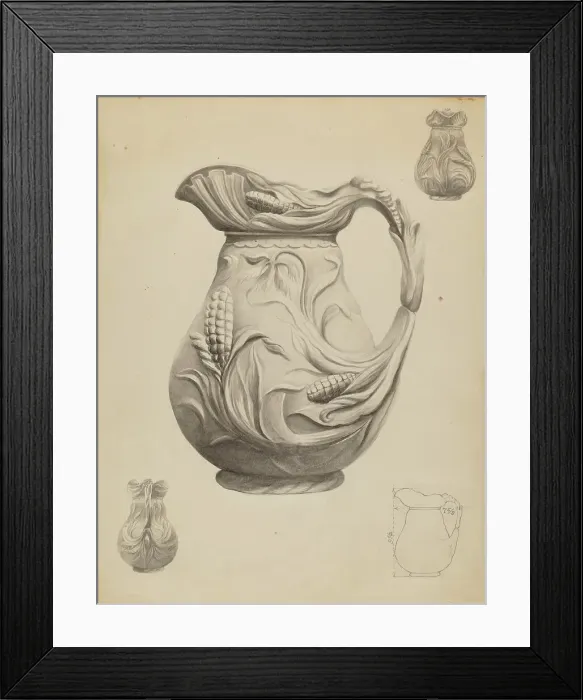 Framed Print : Pitcher, c. 1936. Creator: Louis Annino Framed Print : Pitcher, c. 1936. Creator: Louis Annino